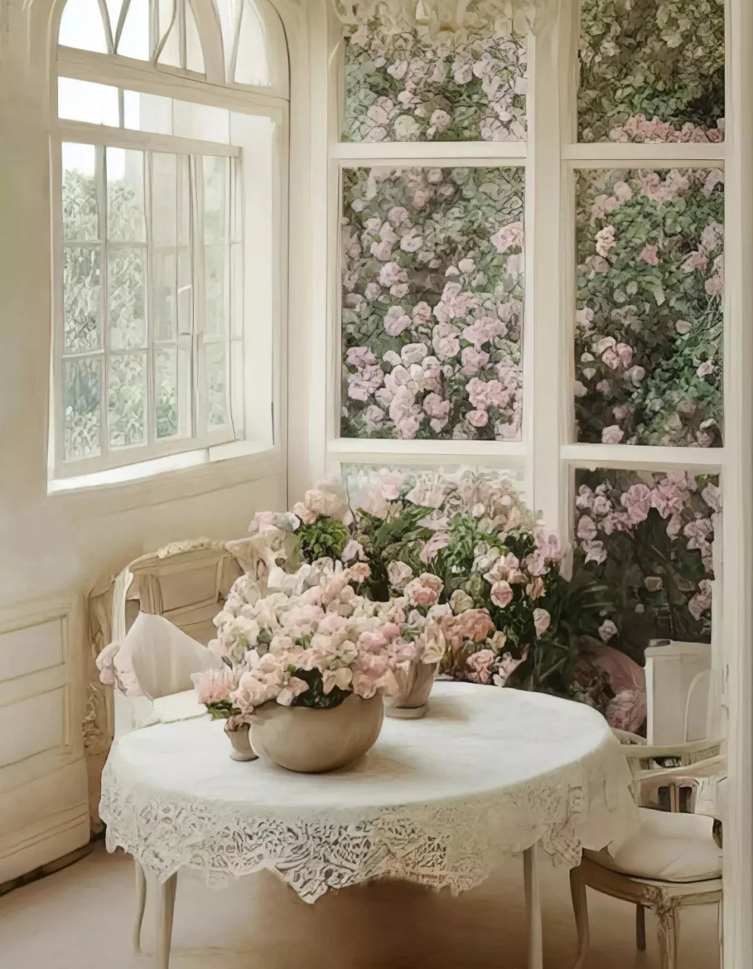 Garden Room Iii 6X8 Fleece ( 72 X 96 Inch ) Backdrop