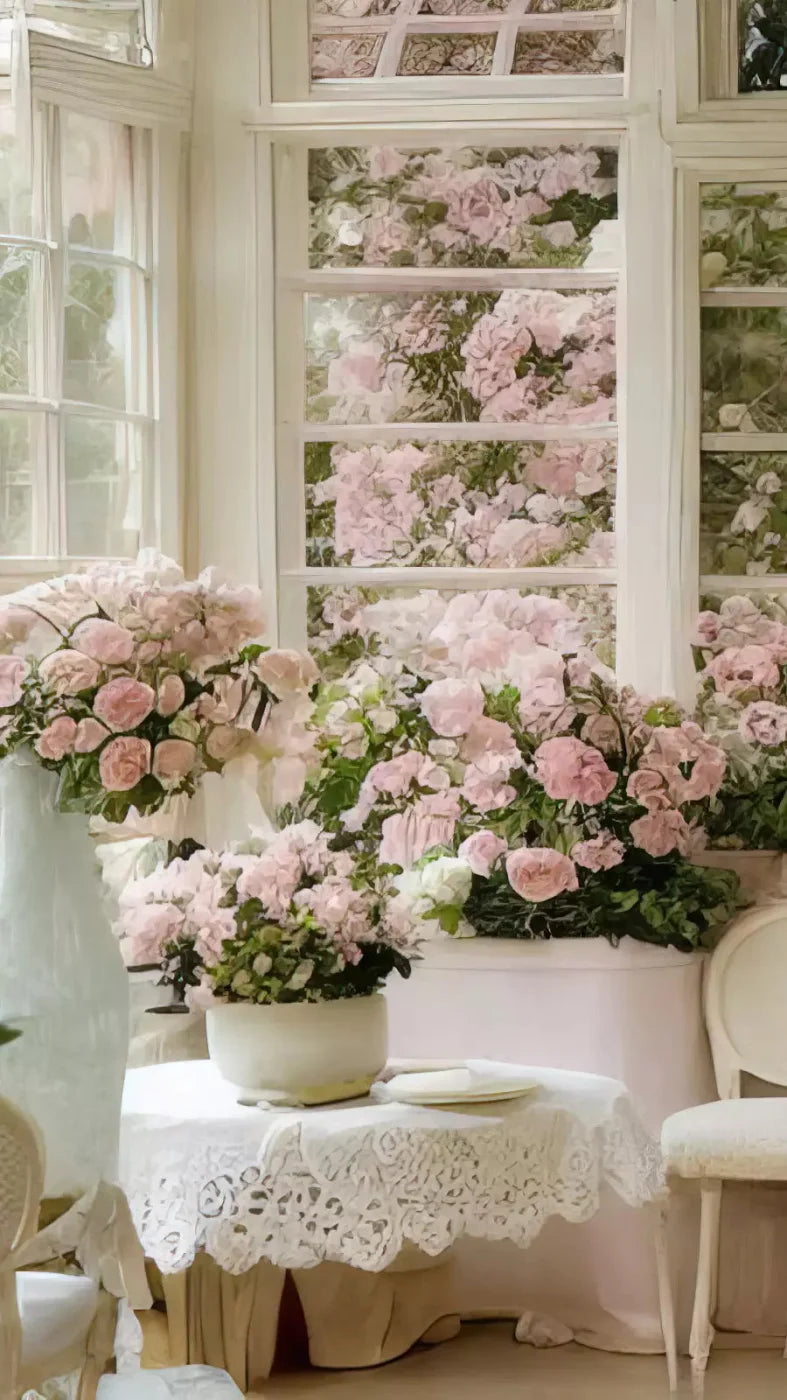 Garden Room Iv 8X14 Ultracloth ( 96 X 168 Inch ) Backdrop