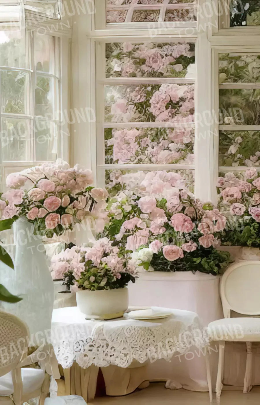 Garden Room Iv 8X12 Ultracloth ( 96 X 144 Inch ) Backdrop