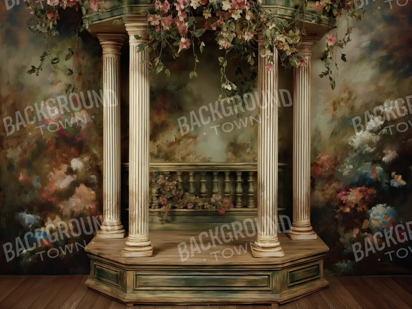Garden Trellis 8’x6’ Fleece (96 x 72 inch) Backdrop