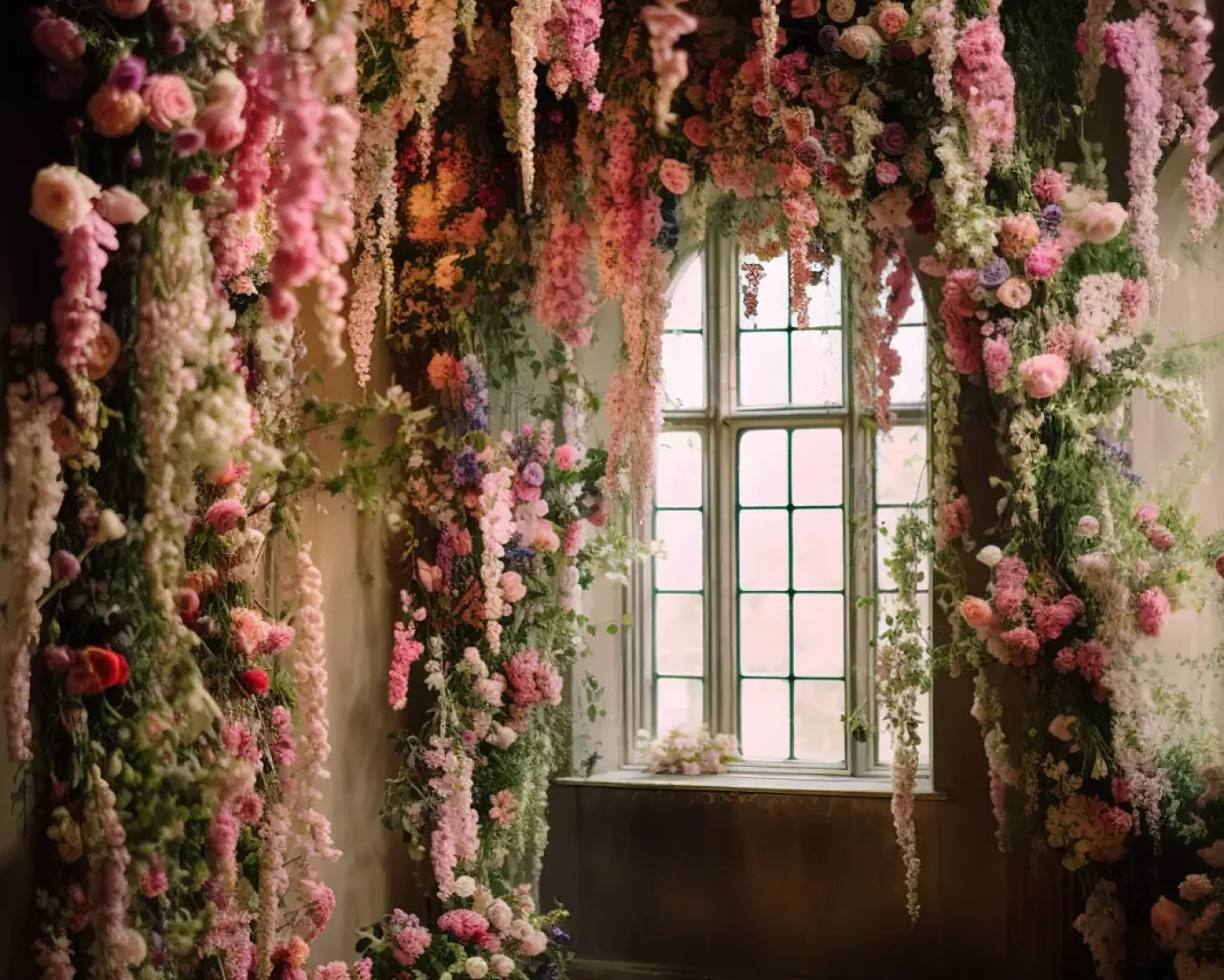 Garland Room 10’X8’ Fleece (120 X 96 Inch) Backdrop