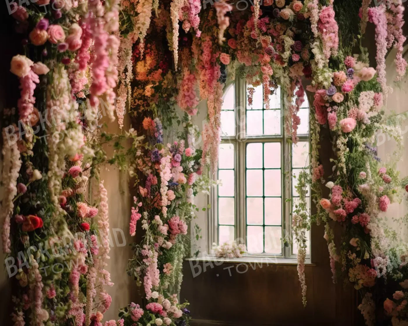 Garland Room 10’X8’ Fleece (120 X 96 Inch) Backdrop