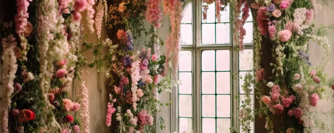 Garland Room 20’X8’ Ultracloth (240 X 96 Inch) Backdrop