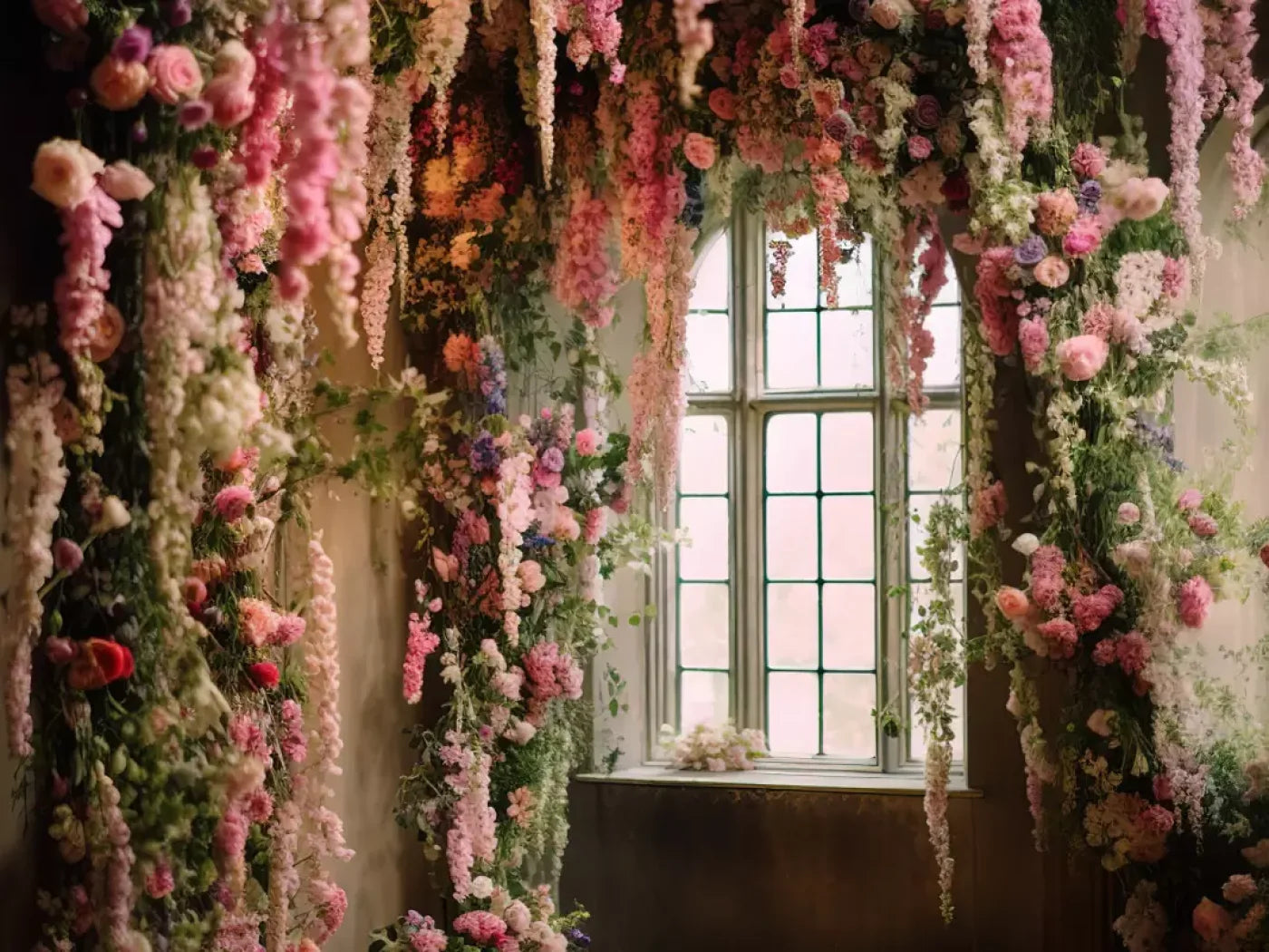 Garland Room 6’8X5’ Fleece (80 X 60 Inch) Backdrop