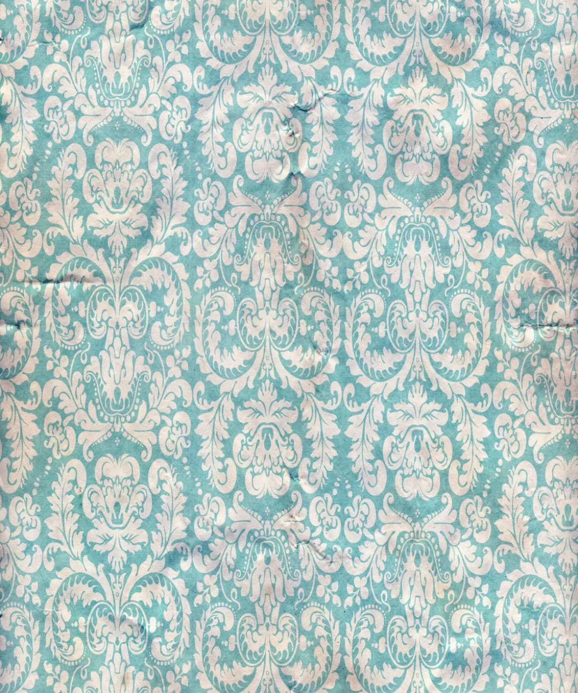 Blue Damask Backdrop for Photography