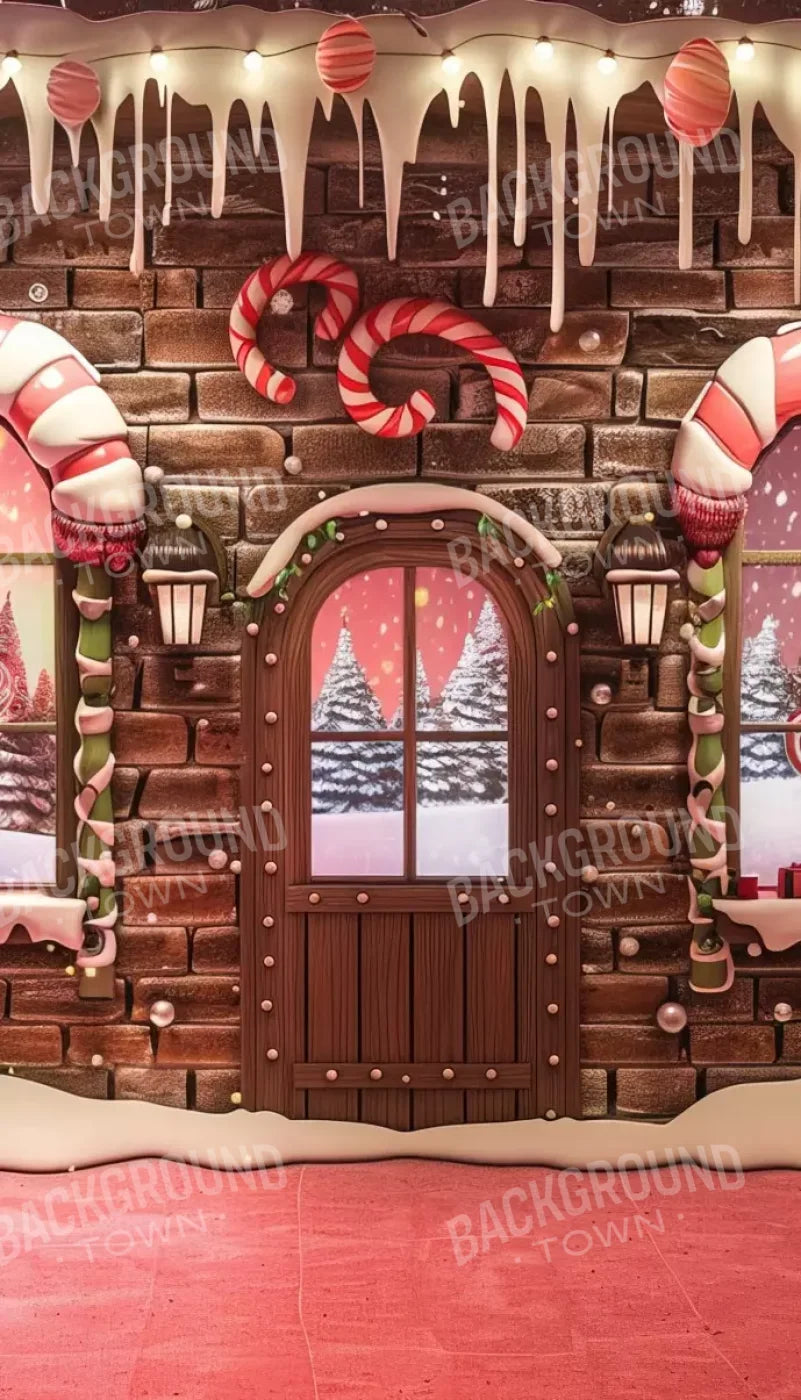 Gingerbread Entry I 8’X14’ Ultracloth (96 X 168 Inch) Backdrop