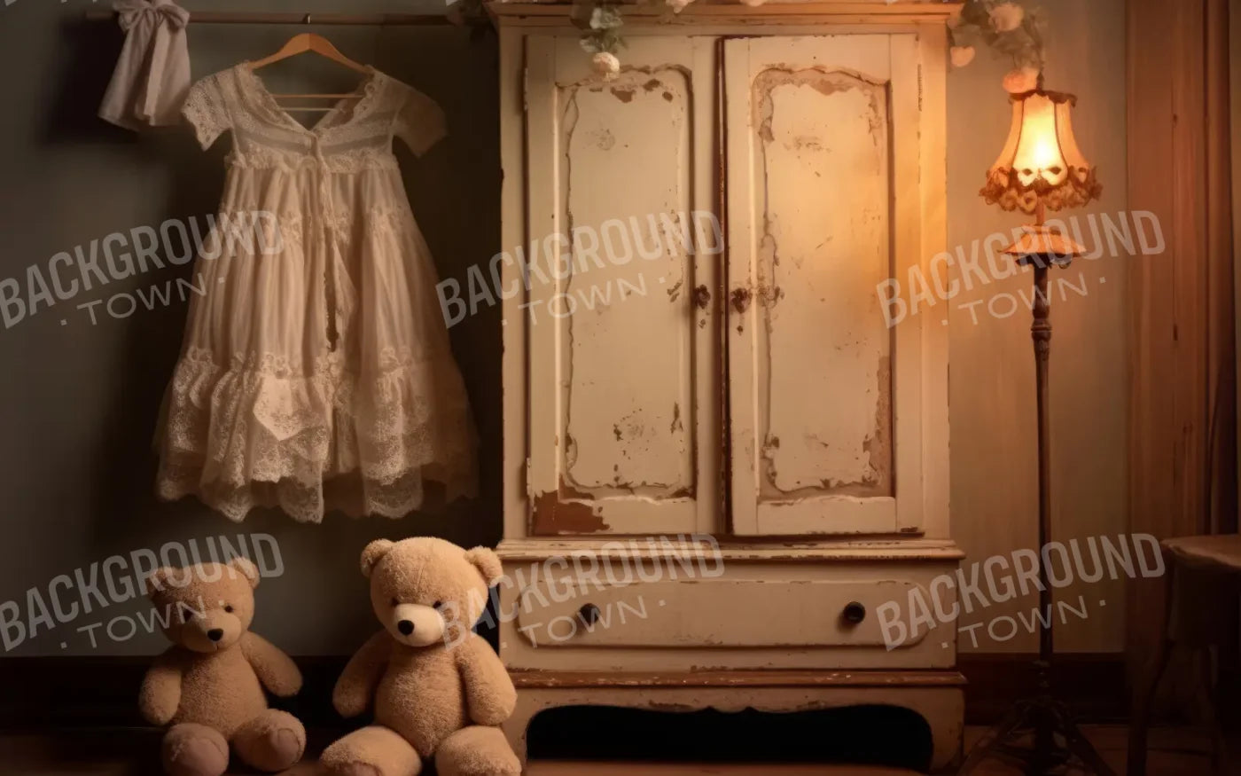 Girly Nursery 8’x5’ UltraCloth (96 x 60 inch) Backdrop