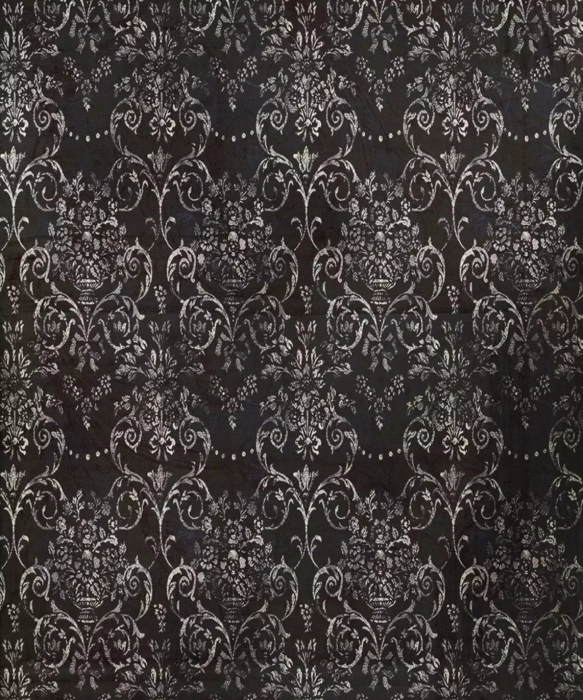 Black Damask Backdrop for Photography