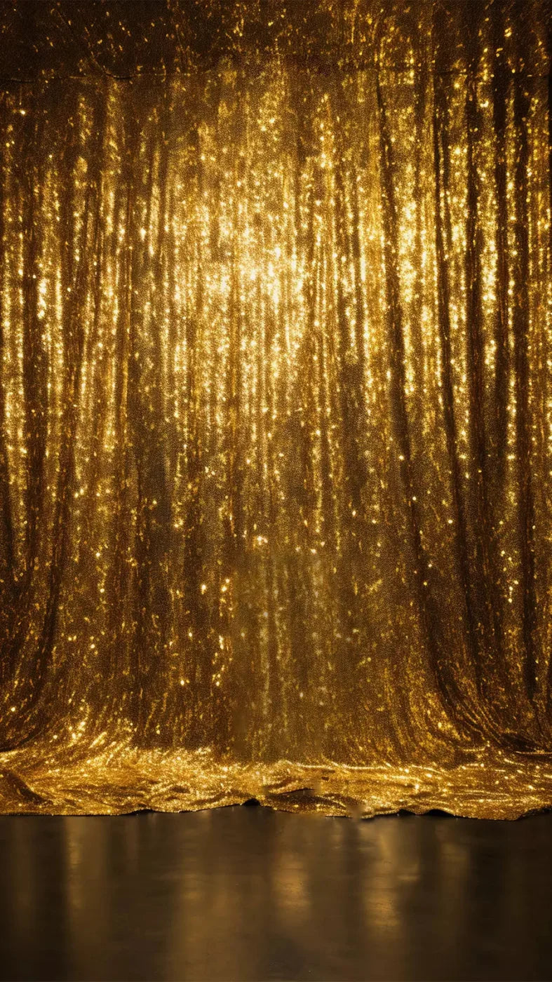 Glitter Curtain 8X14 Ultracloth ( 96 X 168 Inch ) Backdrop