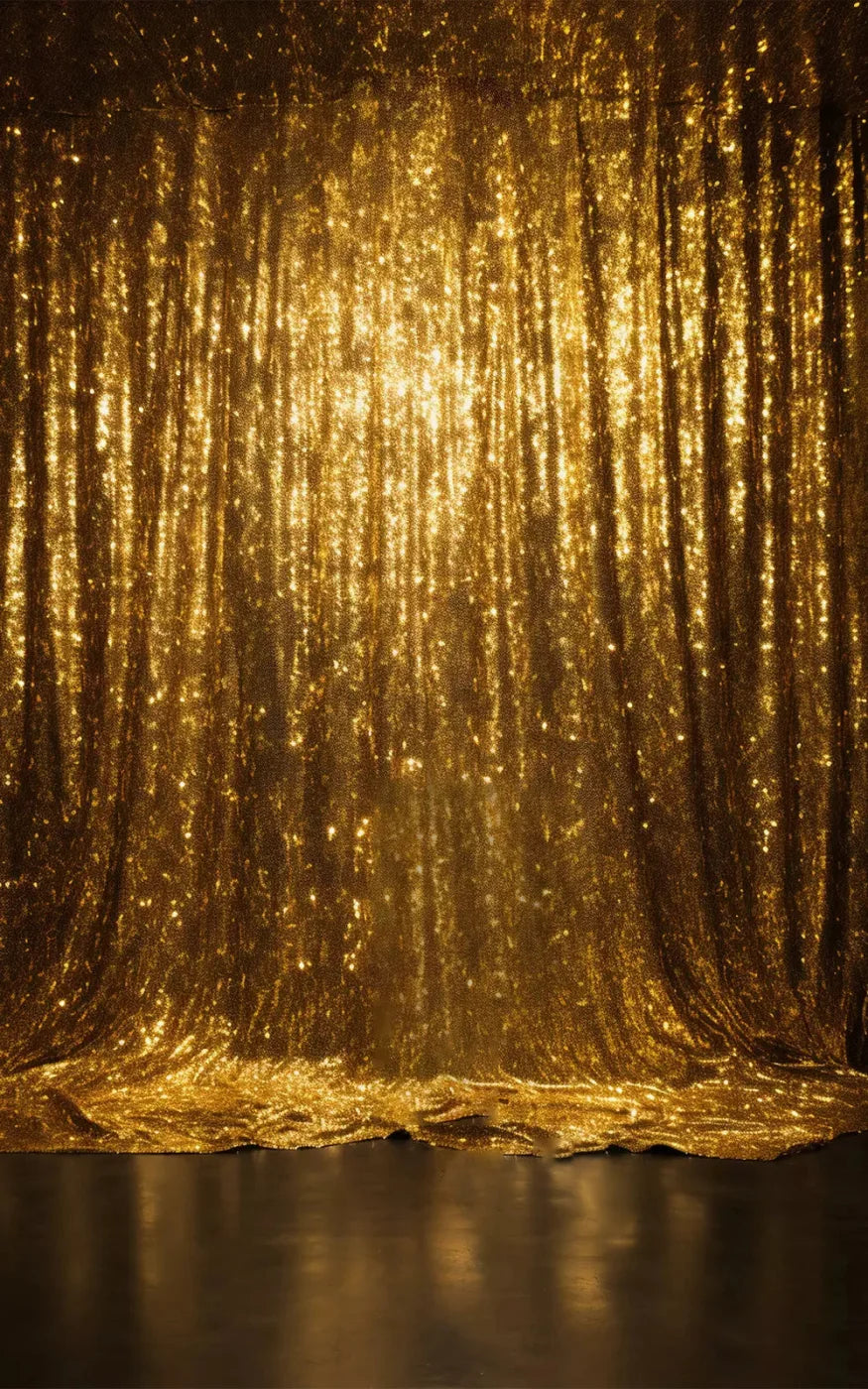 Glitter Curtain 9X14 Ultracloth ( 108 X 168 Inch ) Backdrop