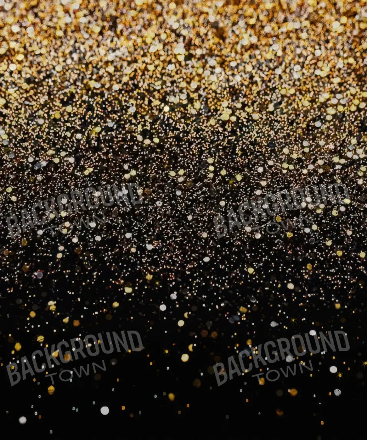 Gold Confetti Shower 10’x12’ UltraCloth (120 x 144 inch) Backdrop