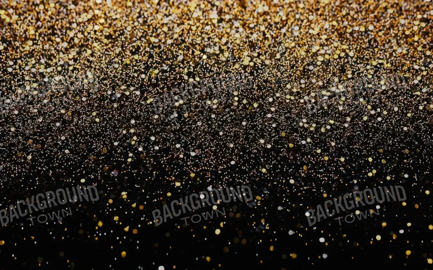 Gold Confetti Shower 16’x10’ UltraCloth (192 x 120 inch) Backdrop