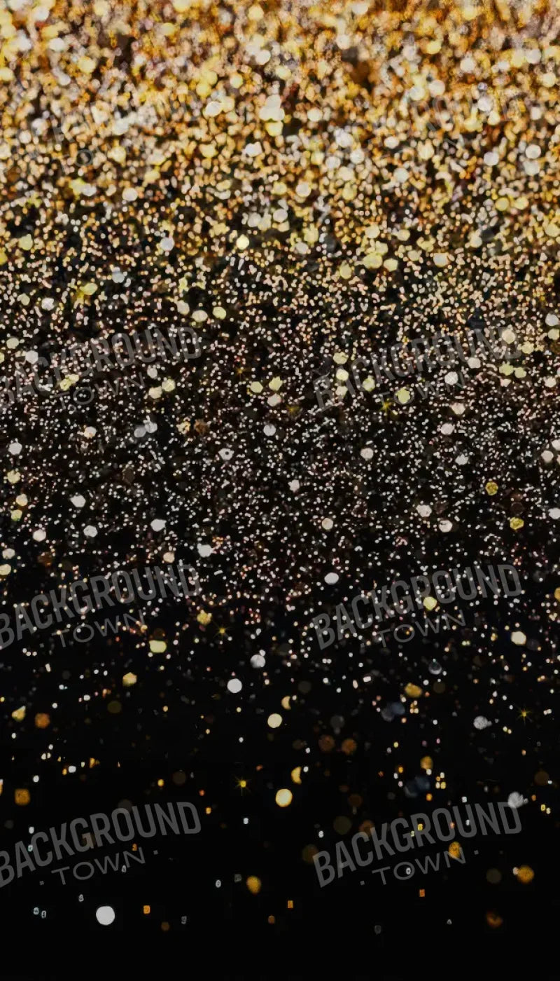Gold Confetti Shower 8’x14’ UltraCloth (96 x 168 inch) Backdrop