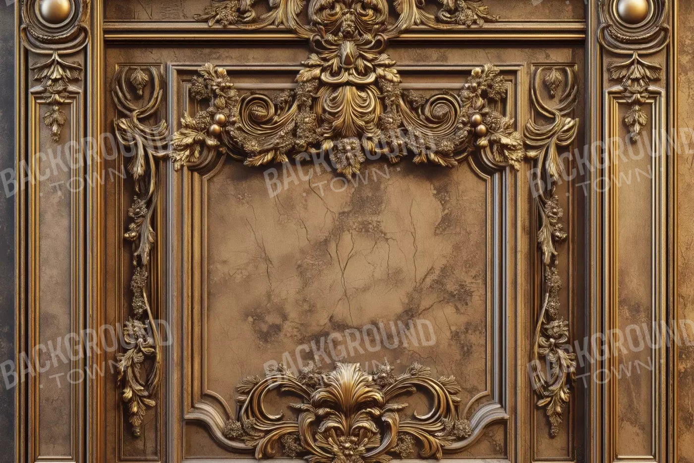 Gold Vault Wall 12’X8’ Ultracloth (144 X 96 Inch) Backdrop