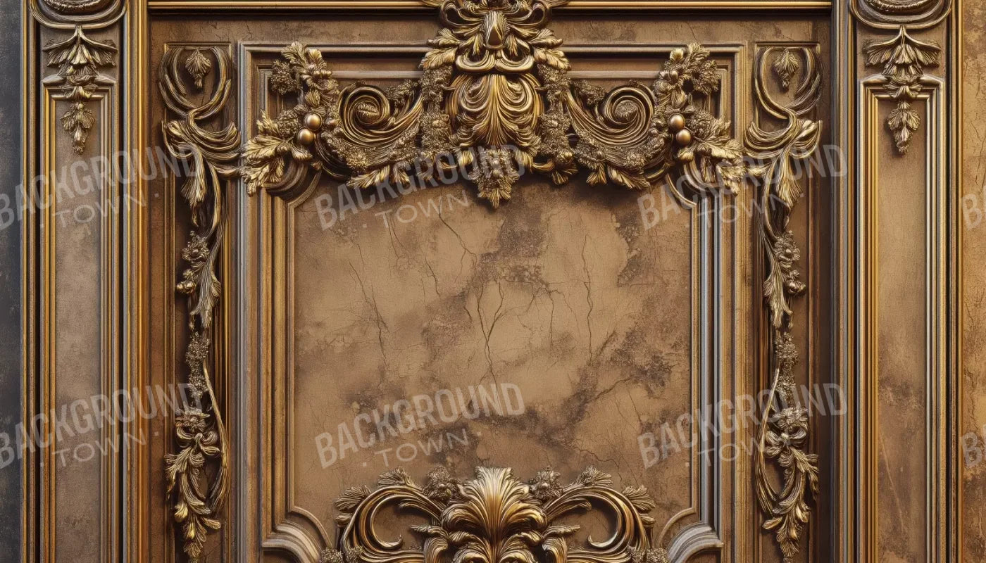 Gold Vault Wall 14’X8’ Ultracloth (168 X 96 Inch) Backdrop