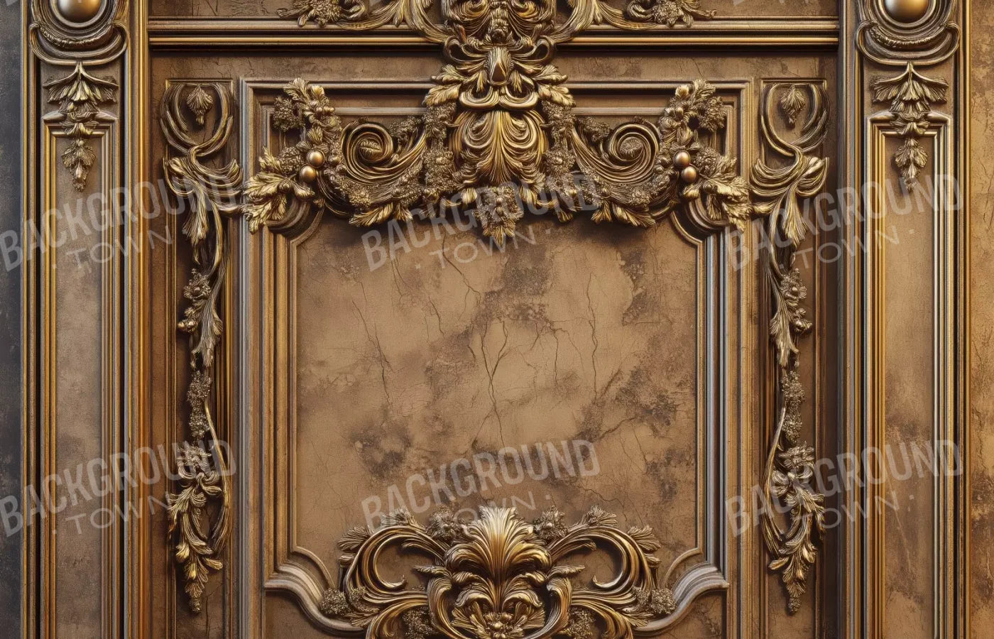 Gold Vault Wall 14’X9’ Ultracloth (168 X 108 Inch) Backdrop