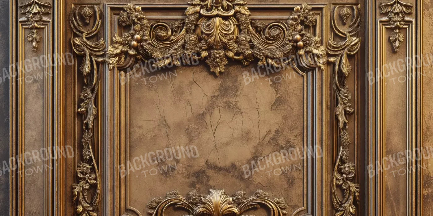 Gold Vault Wall 20’X10’ Ultracloth (240 X 120 Inch) Backdrop