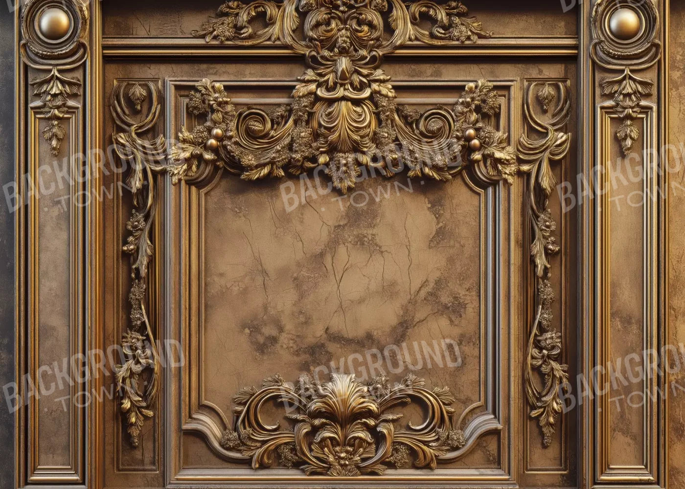 Gold Vault Wall 7’X5’ Ultracloth (84 X 60 Inch) Backdrop