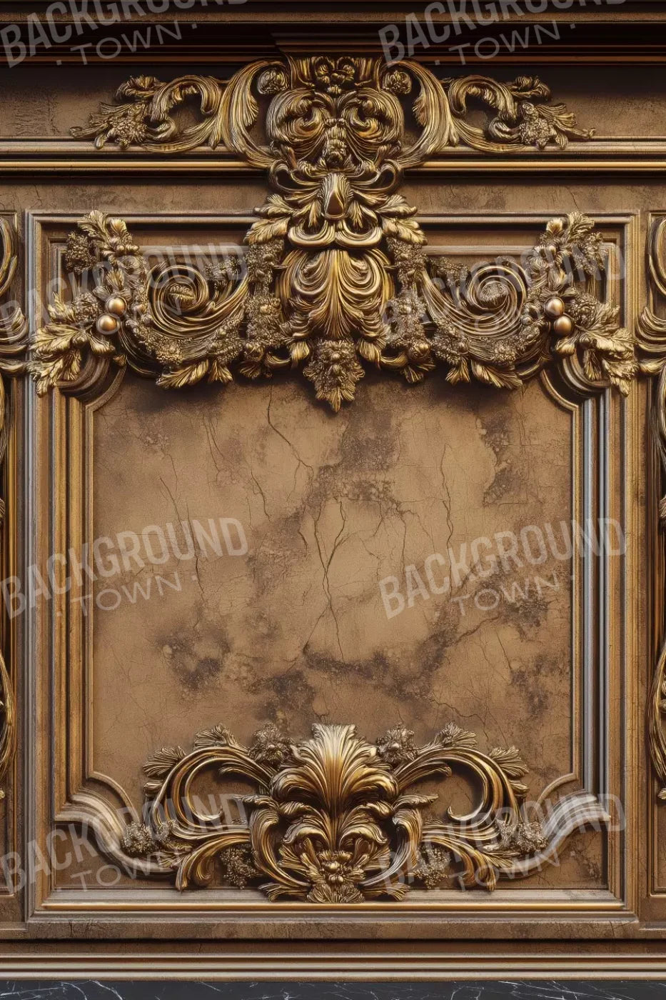 Gold Vault Wall 8’X12’ Ultracloth (96 X 144 Inch) Backdrop