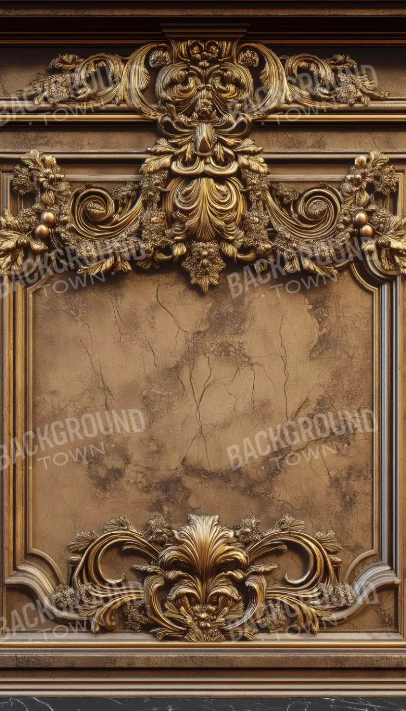 Gold Vault Wall 8’X14’ Ultracloth (96 X 168 Inch) Backdrop