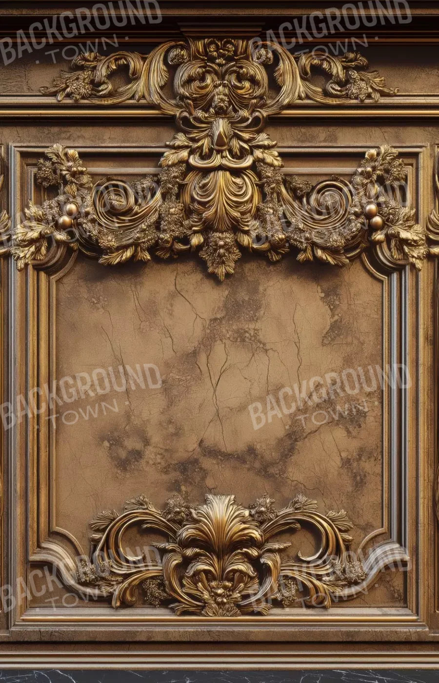 Gold Vault Wall 9’X14’ Ultracloth (108 X 168 Inch) Backdrop