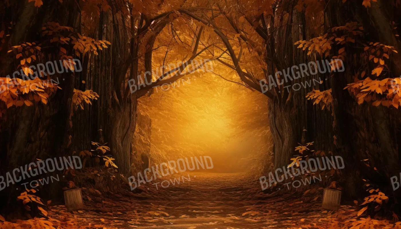 Golden Autumn Gateway 14’X8’ Ultracloth (168 X 96 Inch) Backdrop