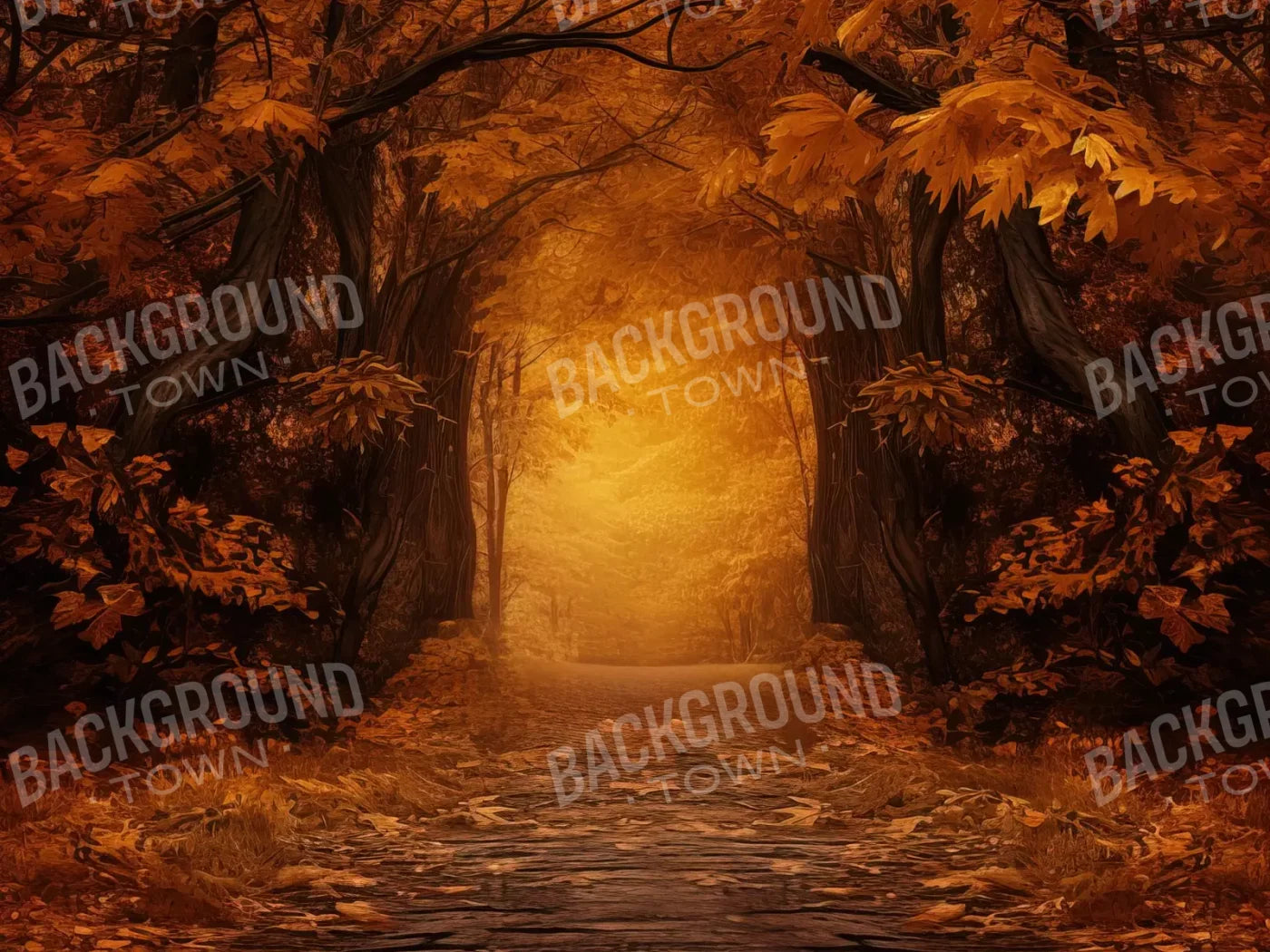 Golden Autumn Gateway Ii 6’8X5’ Fleece (80 X 60 Inch) Backdrop
