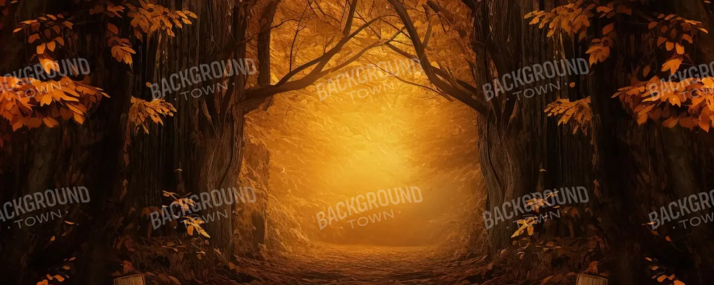 Golden Autumn Gateway 20’X8’ Ultracloth (240 X 96 Inch) Backdrop