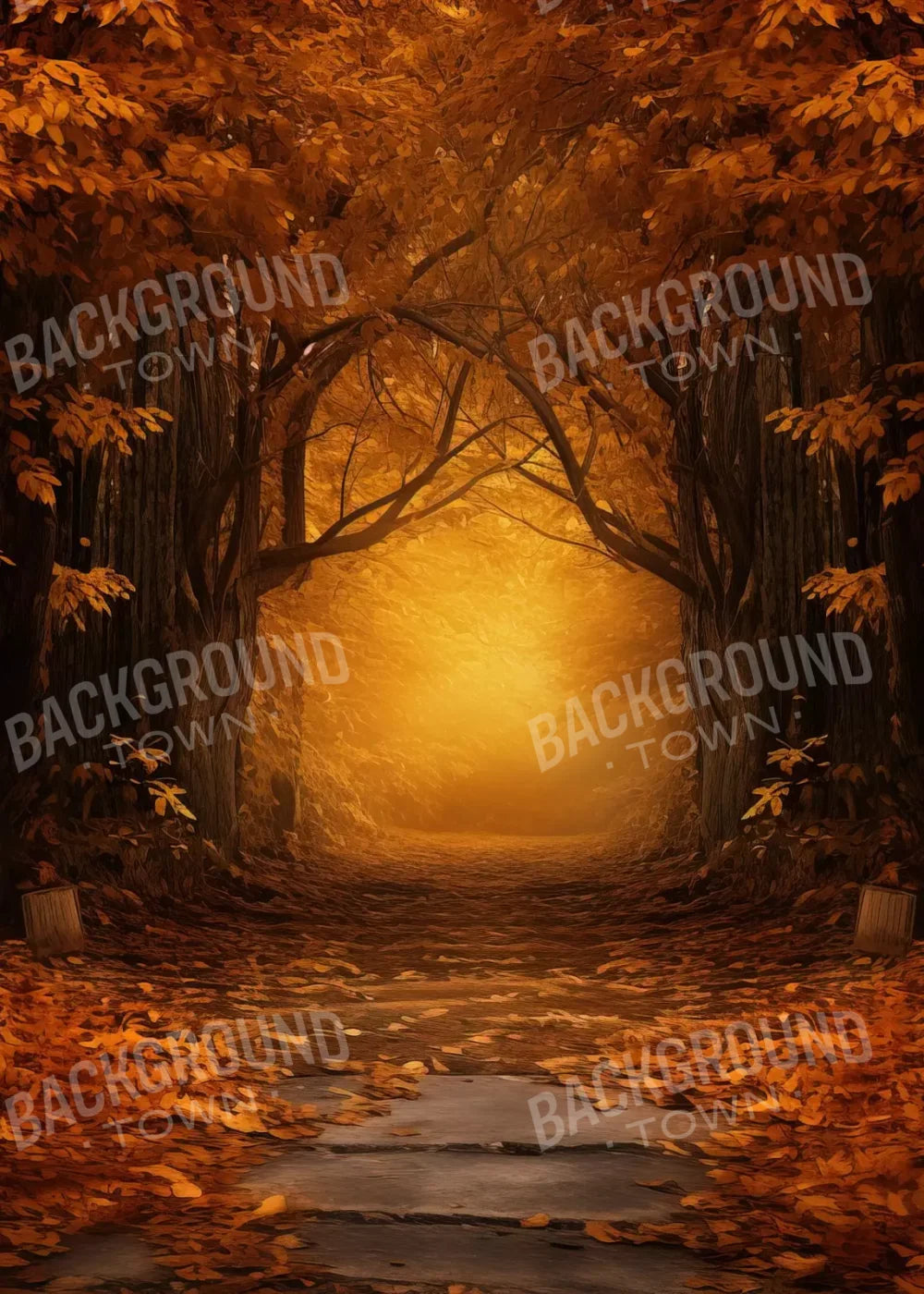 Golden Autumn Gateway 5’X7’ Ultracloth (60 X 84 Inch) Backdrop