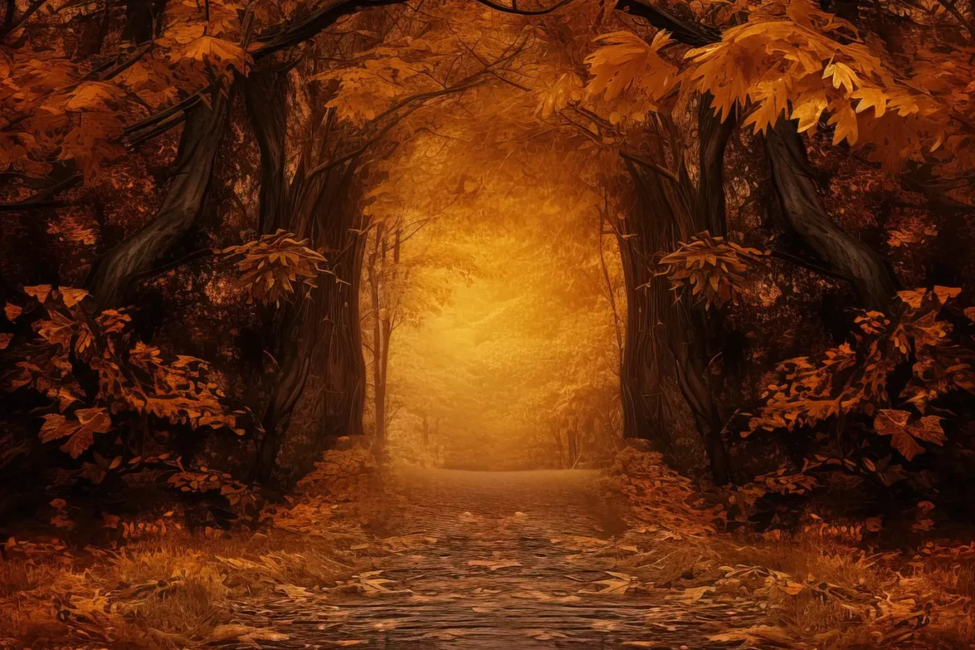 Golden Autumn Gateway Ii 12’X8’ Ultracloth (144 X 96 Inch) Backdrop