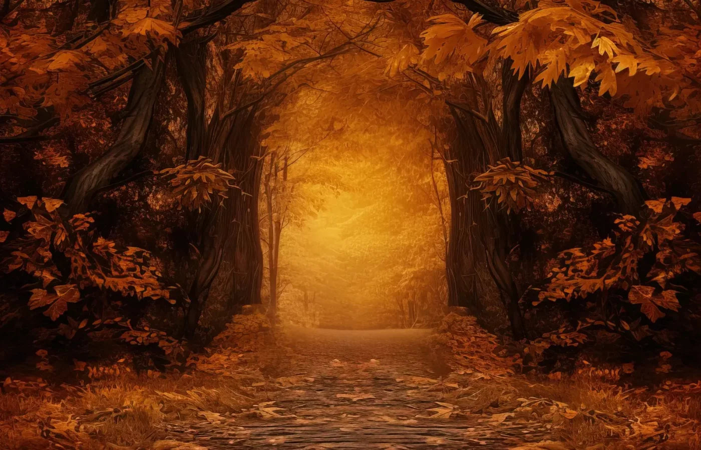 Golden Autumn Gateway Ii 14’X9’ Ultracloth (168 X 108 Inch) Backdrop