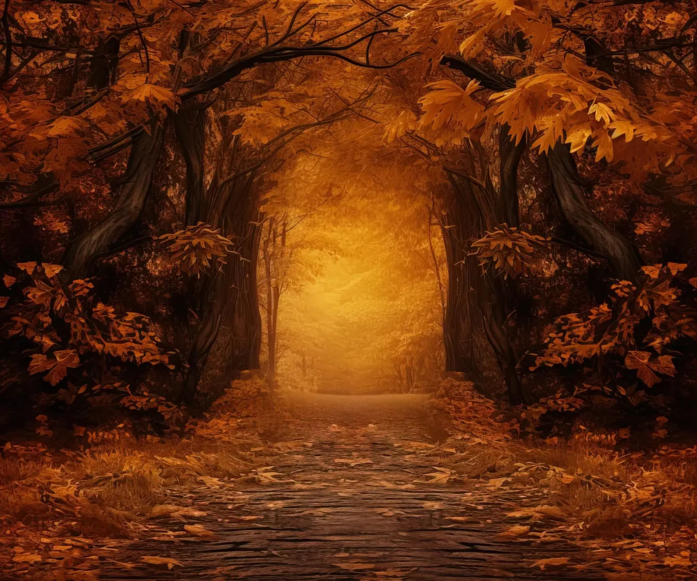 Golden Autumn Gateway Ii 5’X4’2 Fleece (60 X 50 Inch) Backdrop