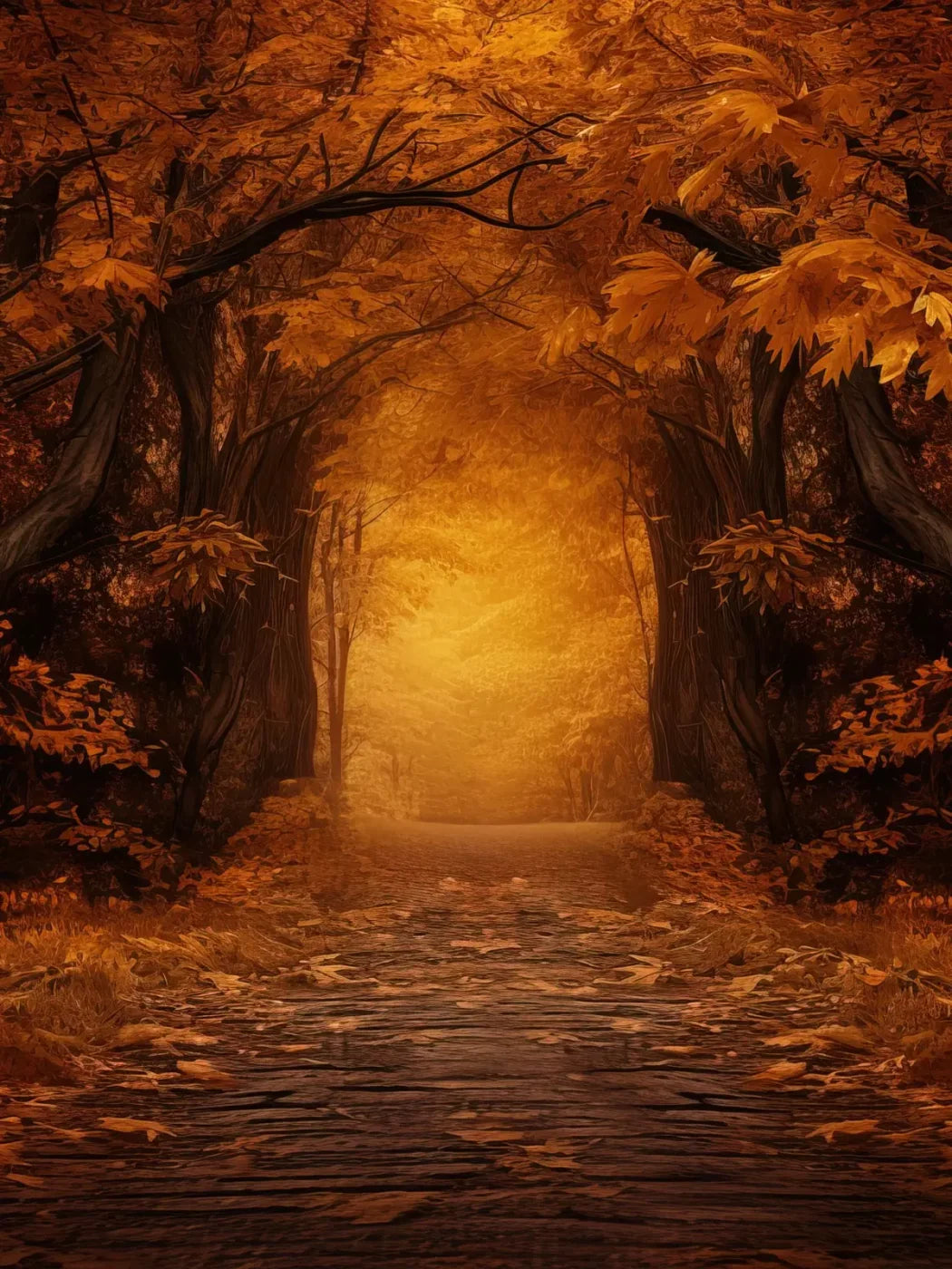 Golden Autumn Gateway Ii 6’X8’ Fleece (72 X 96 Inch) Backdrop