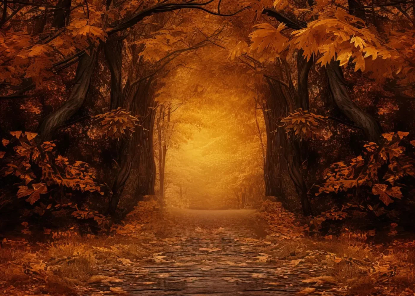 Golden Autumn Gateway Ii 7’X5’ Ultracloth (84 X 60 Inch) Backdrop