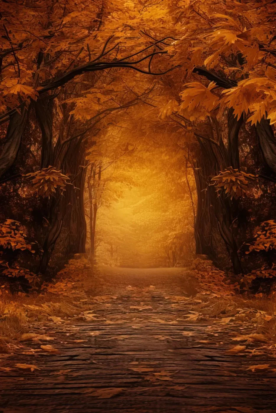 Golden Autumn Gateway Ii 8’X12’ Ultracloth (96 X 144 Inch) Backdrop