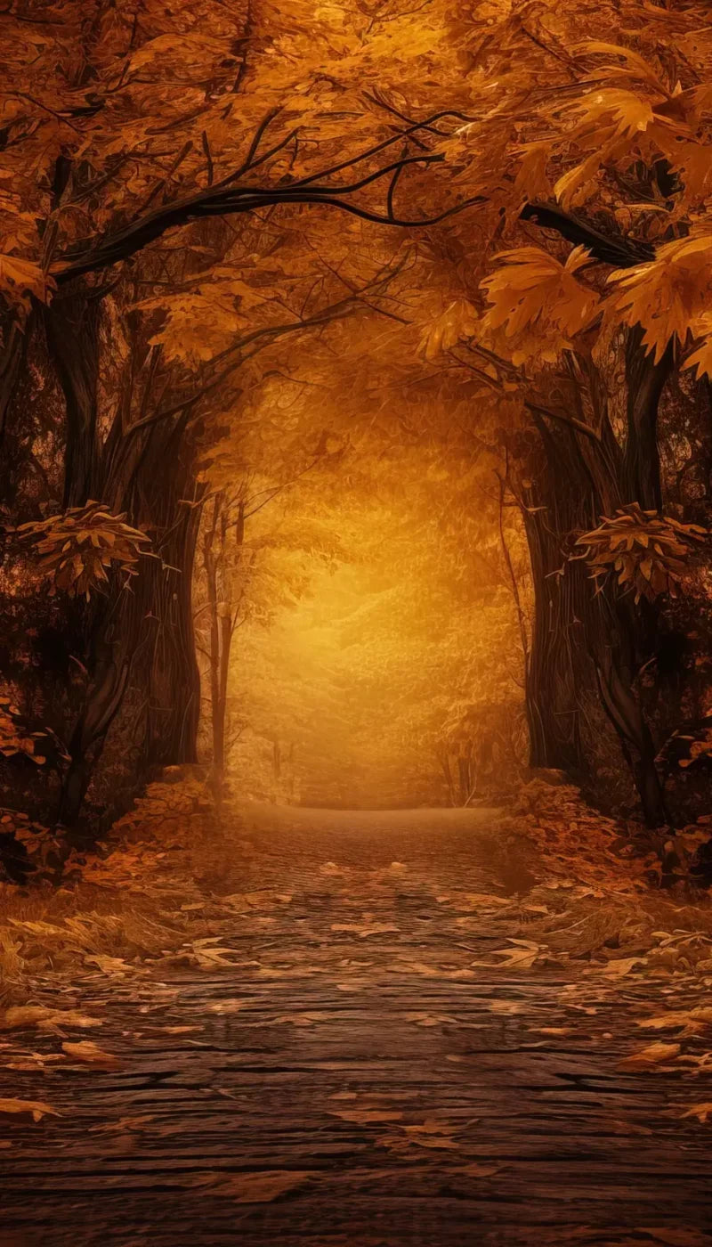 Golden Autumn Gateway Ii 8’X14’ Ultracloth (96 X 168 Inch) Backdrop