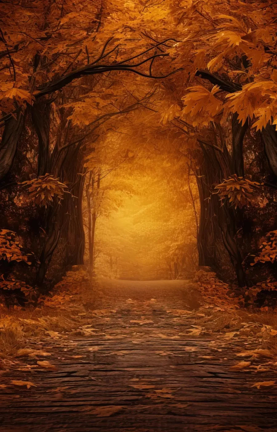 Golden Autumn Gateway Ii 9’X14’ Ultracloth (108 X 168 Inch) Backdrop