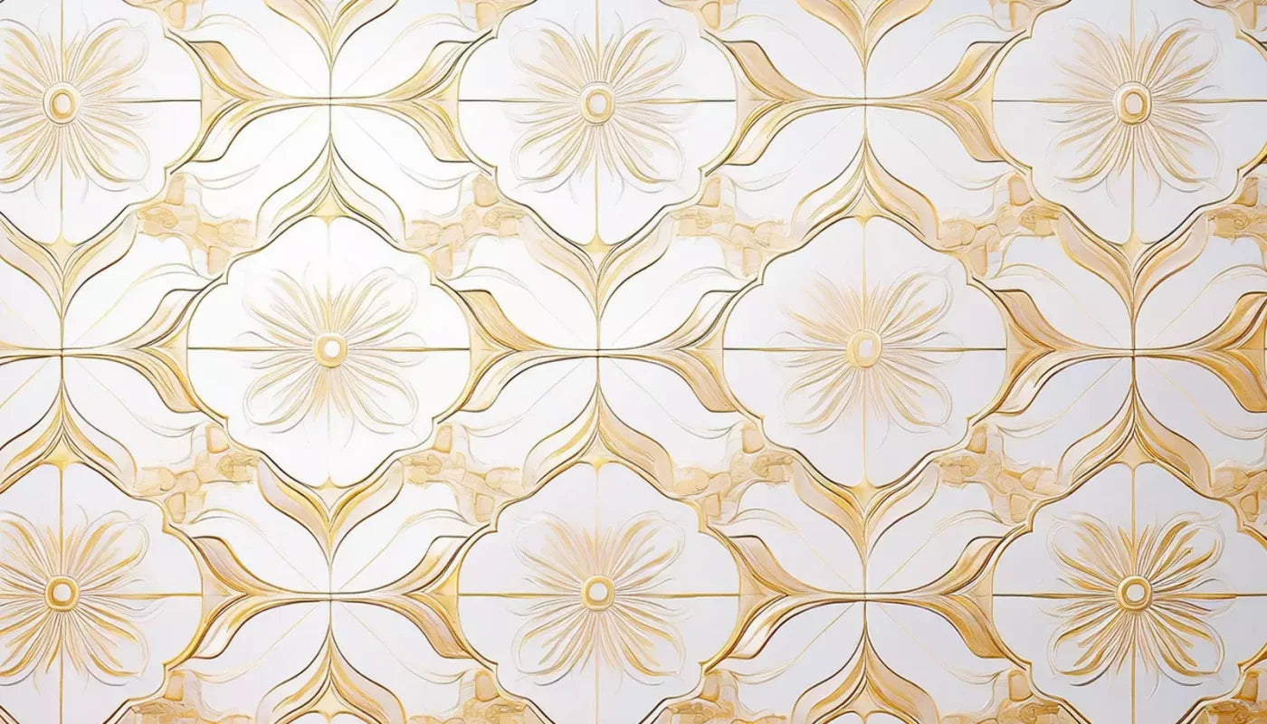 Golden Ballroom 14’X8’ Ultracloth (168 X 96 Inch) Backdrop