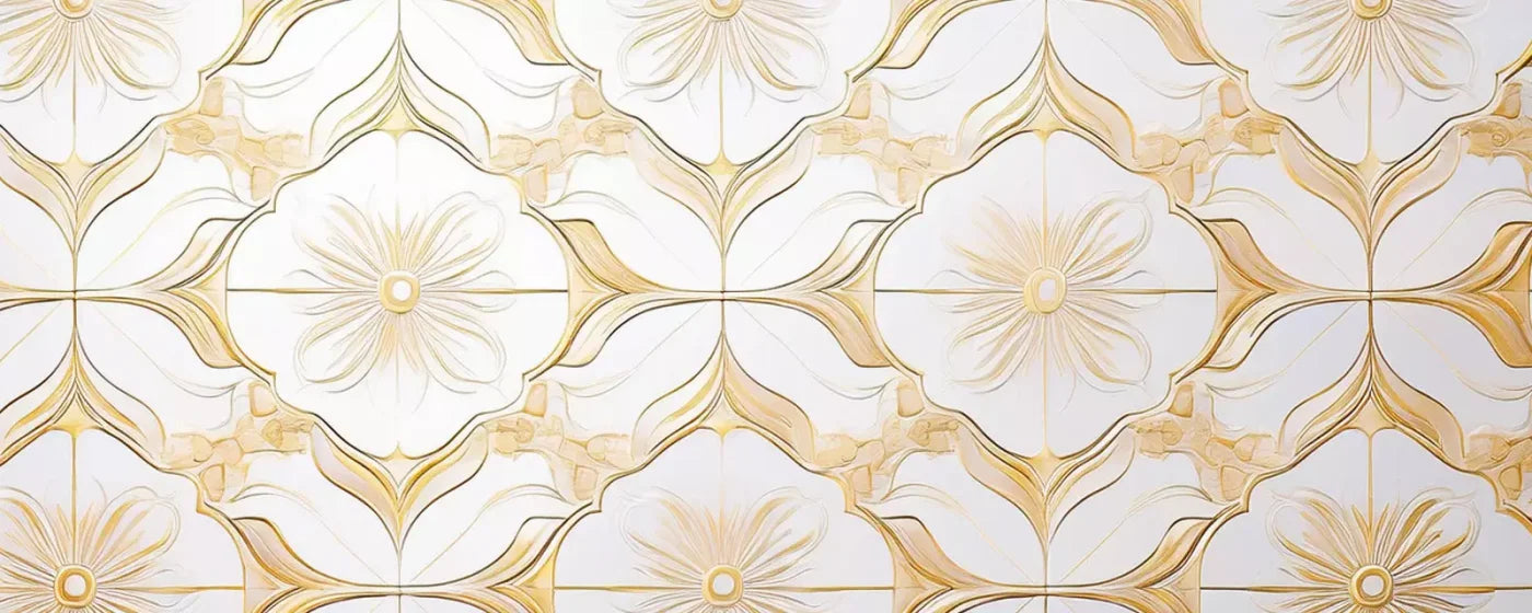 Golden Ballroom 20’X8’ Ultracloth (240 X 96 Inch) Backdrop