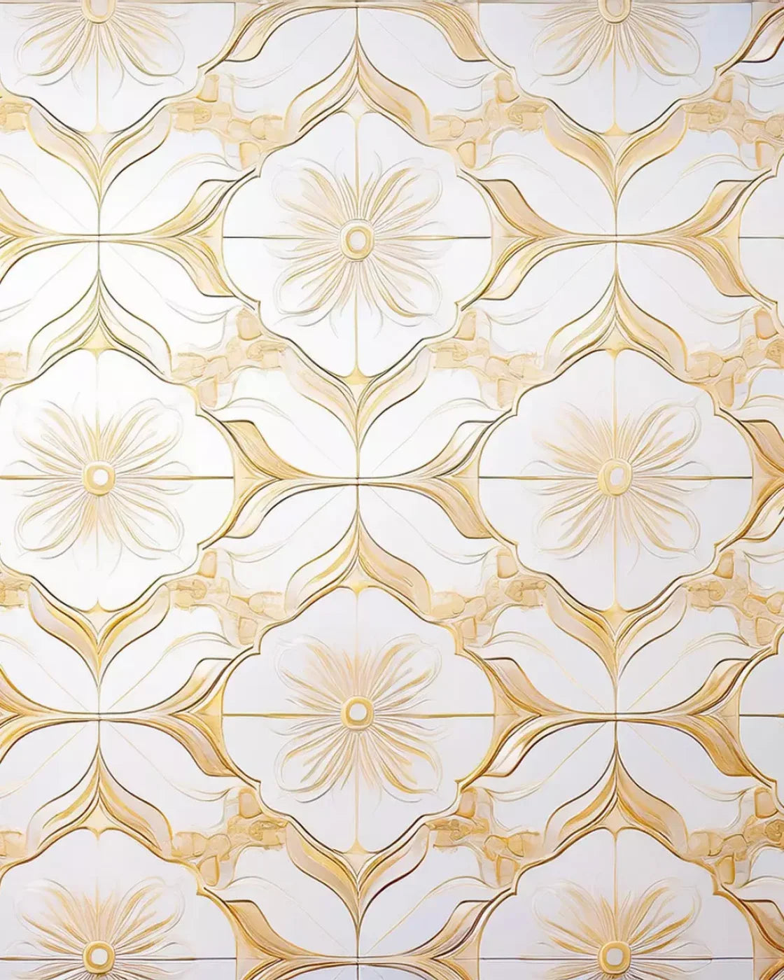 Golden Ballroom 8’X10’ Fleece (96 X 120 Inch) Backdrop