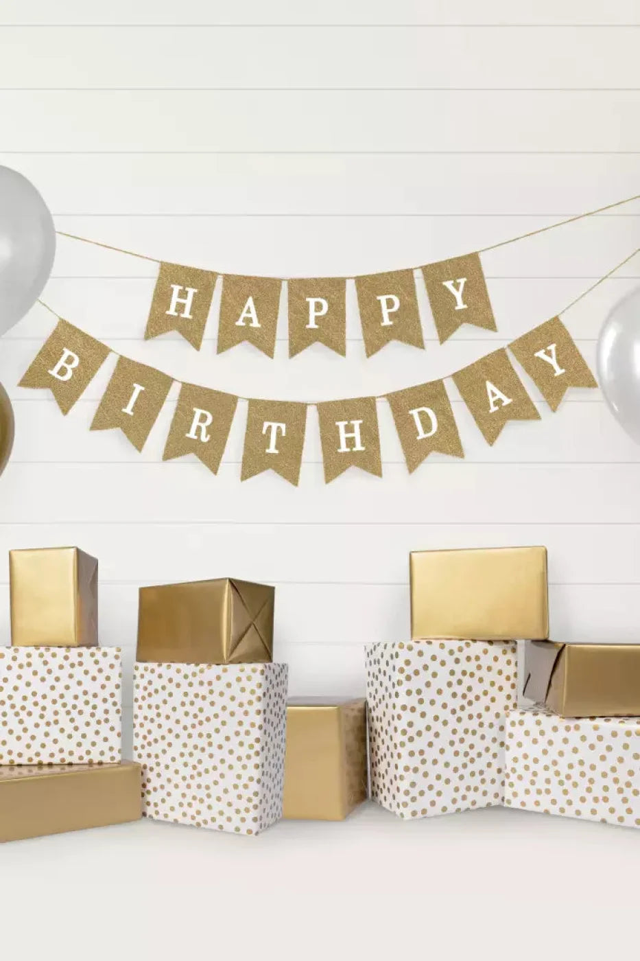 Golden Birthday 2 5X8 Ultracloth ( 60 X 96 Inch ) Backdrop