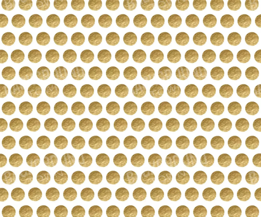 Golden Dots 5X42 Fleece ( 60 X 50 Inch ) Backdrop