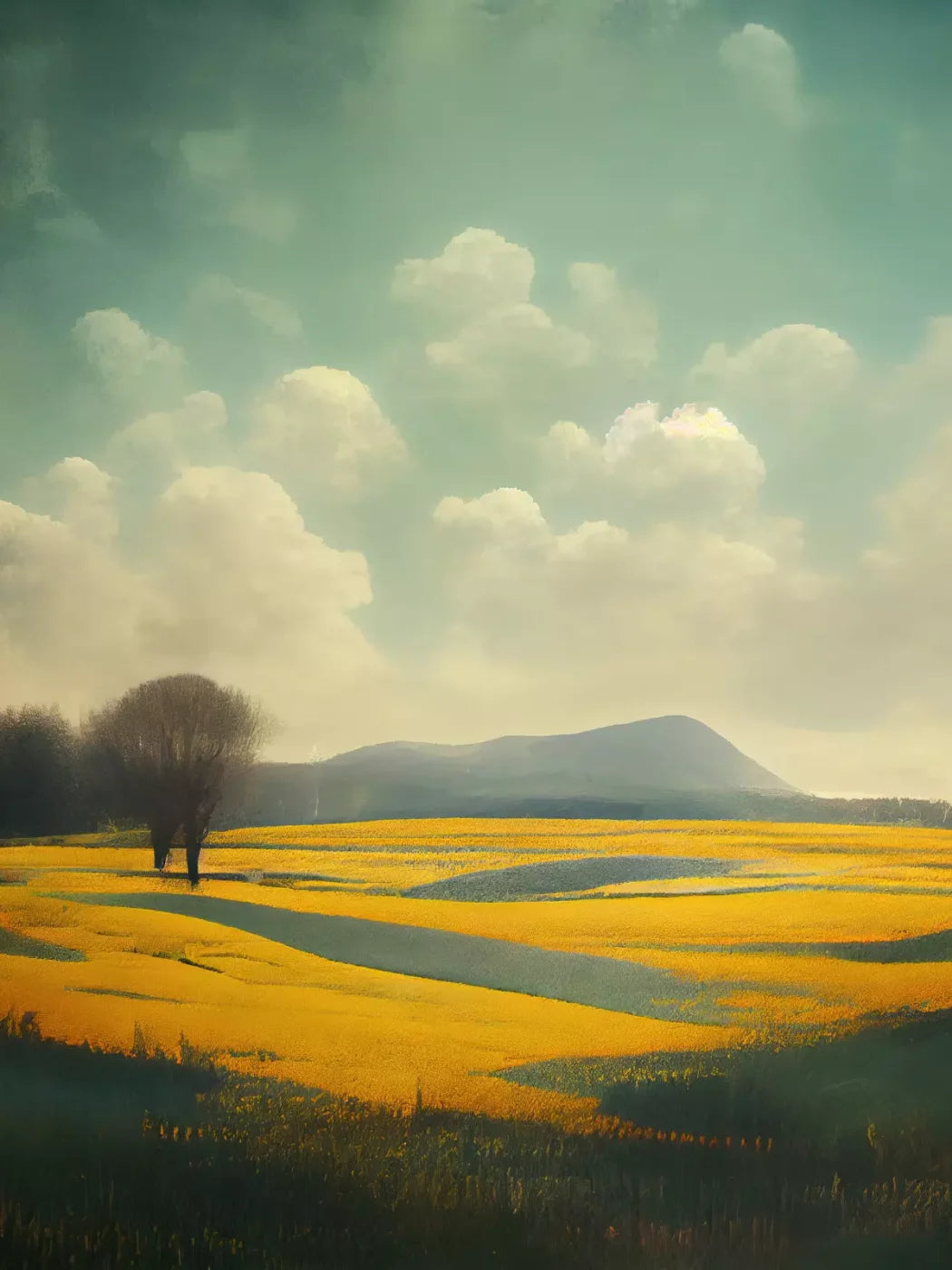 Golden Fields 8X10 Fleece ( 96 X 120 Inch ) Backdrop