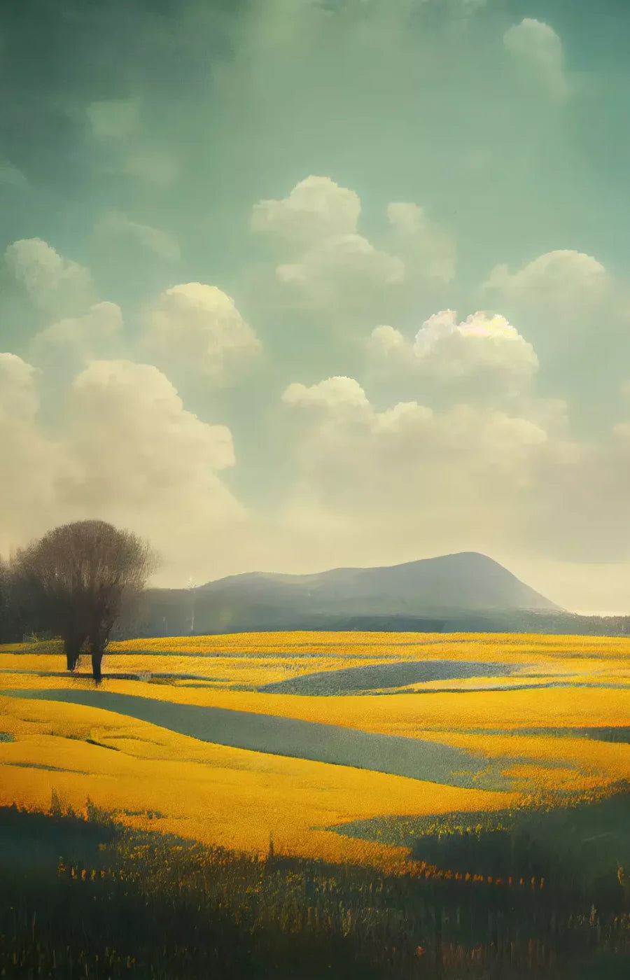 Golden Fields 8X12 Ultracloth ( 96 X 144 Inch ) Backdrop