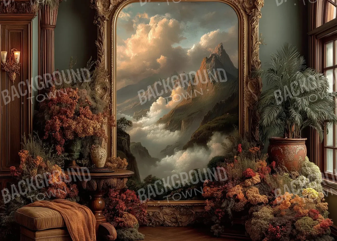 Golden Lite Room 7’x5’ UltraCloth (84 x 60 inch) Backdrop