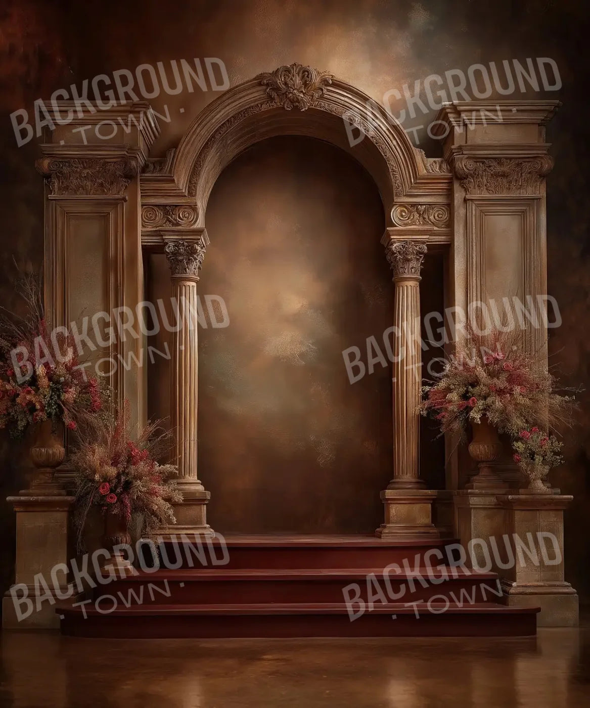 Brown Arch Backdrop for Photography
