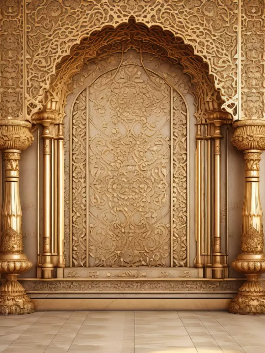 Golden Royal 5’X6’8 Fleece For Westcott X-Drop (60 X 80 Inch) Backdrop