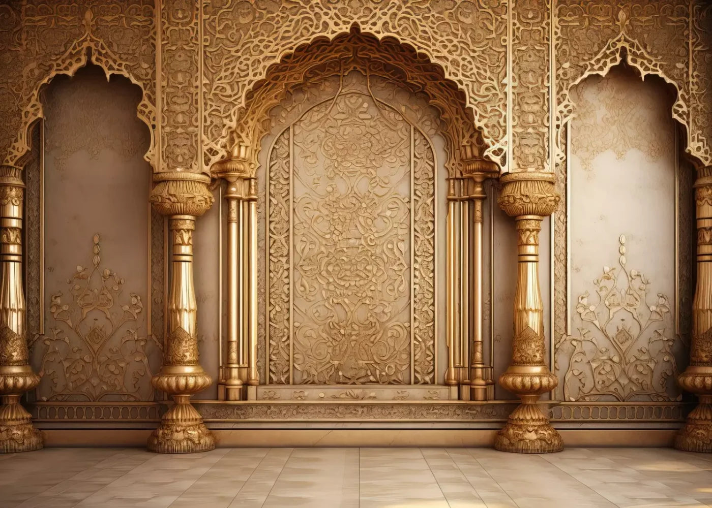 Golden Royal 7’X5’ Ultracloth (84 X 60 Inch) Backdrop