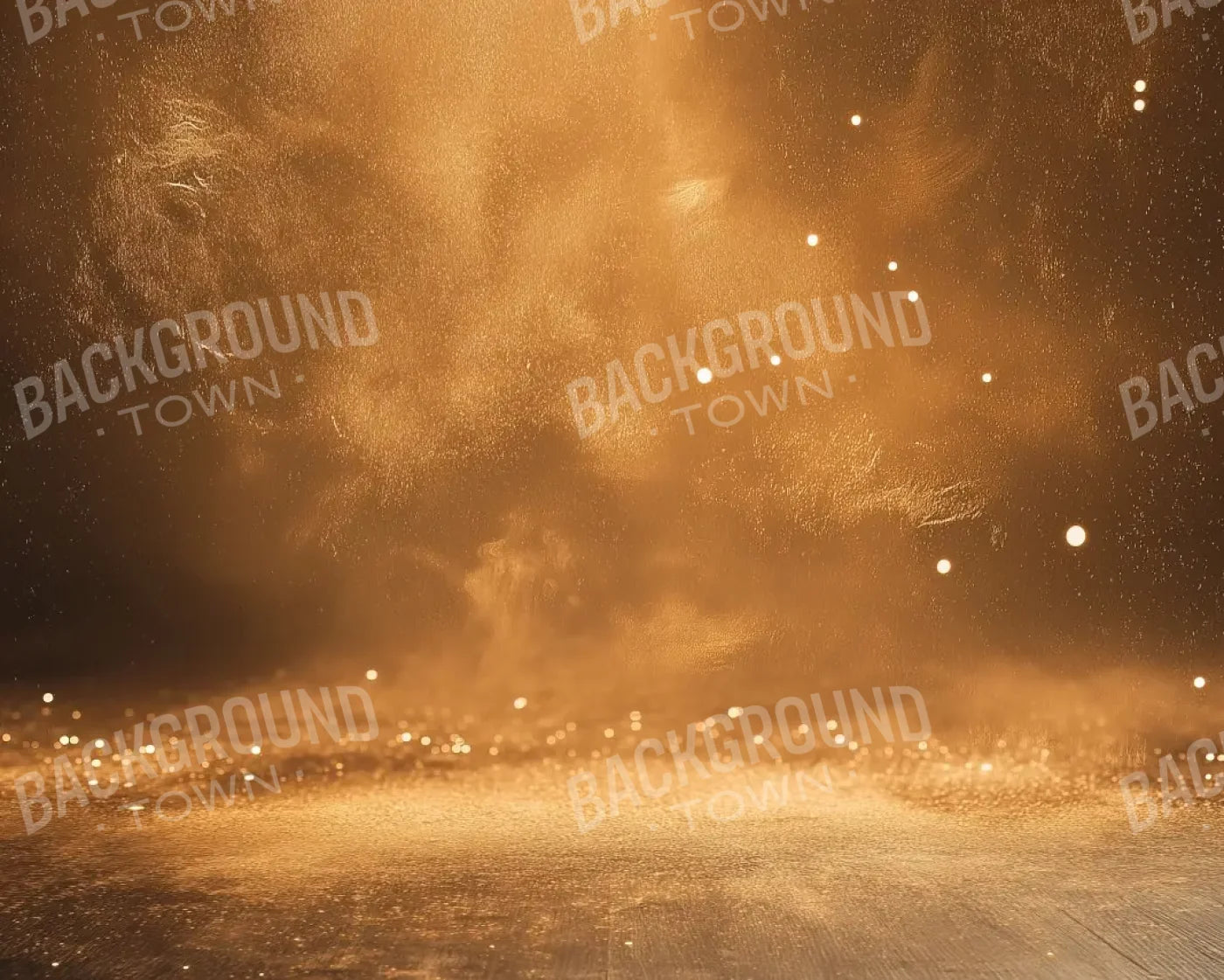 Golden Sparkle 10’x8’ Fleece (120 x 96 inch) Backdrop