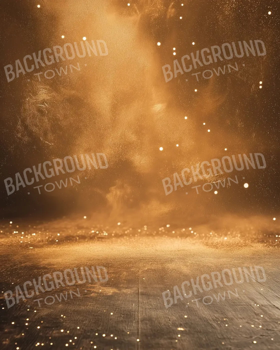 Golden Sparkle 8’x10’ Fleece (96 x 120 inch) Backdrop